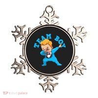 Gender Reveal Team Boy Ornament thumb 0