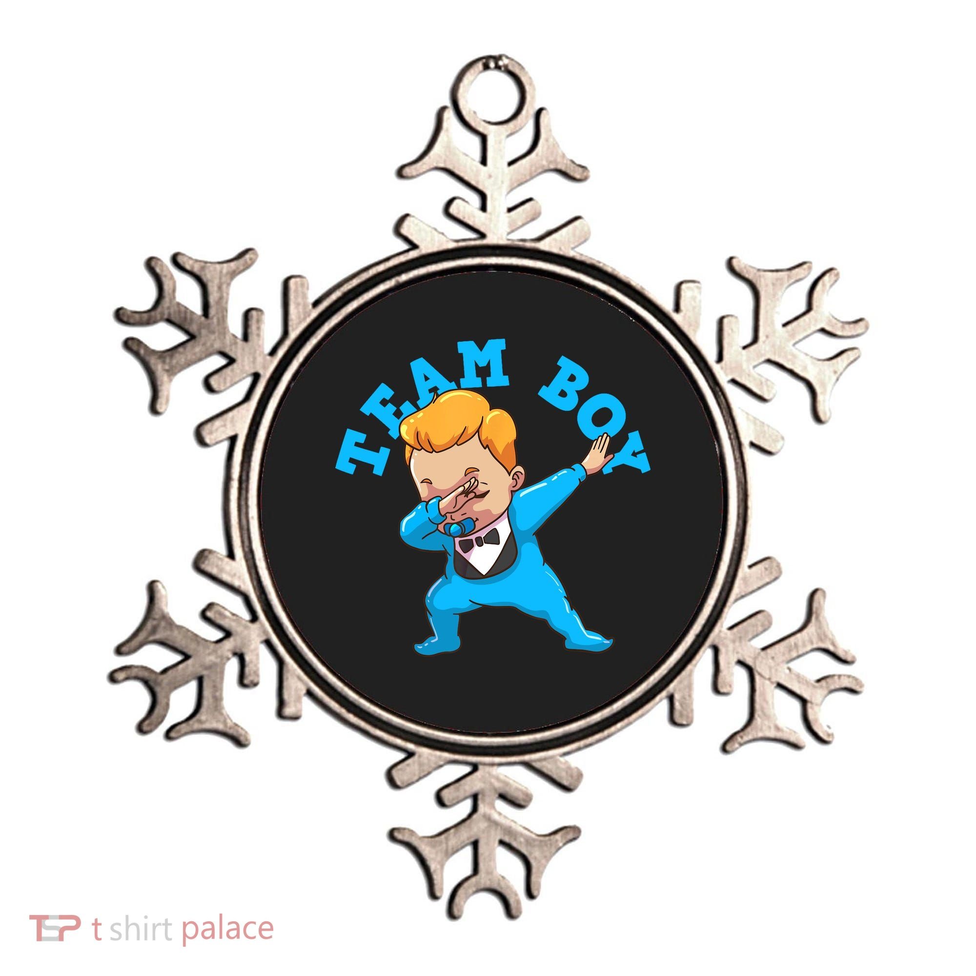 Gender Reveal Team Boy Ornament