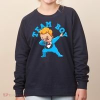 Gender Reveal Team Boy Women's Sweatshirt thumb 0