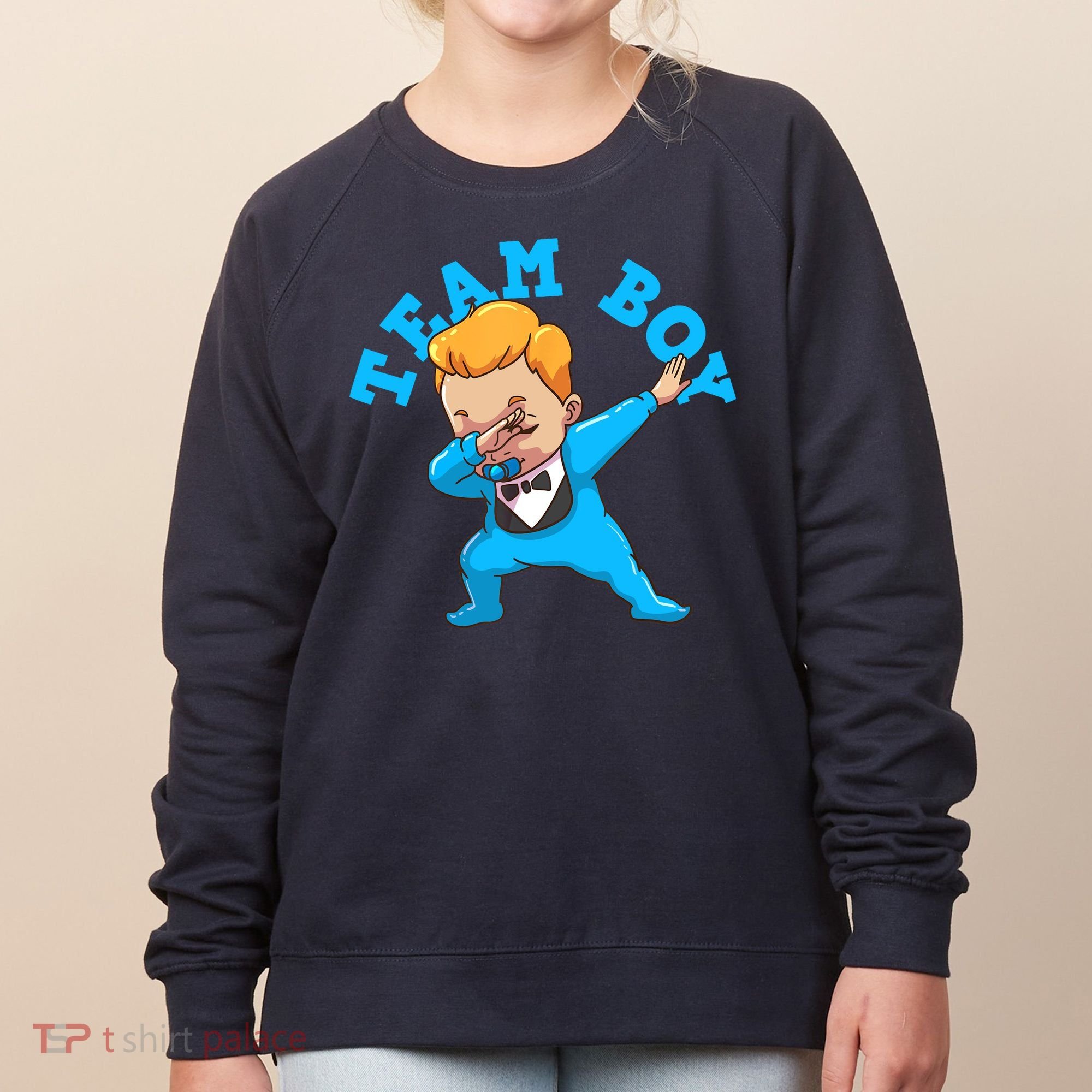 Gender Reveal Team Boy Women's Sweatshirt