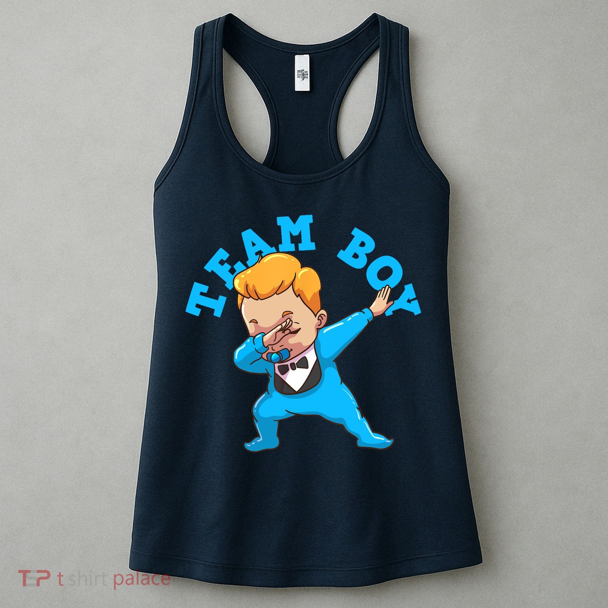 Gender Reveal Team Boy Women's Tank Top