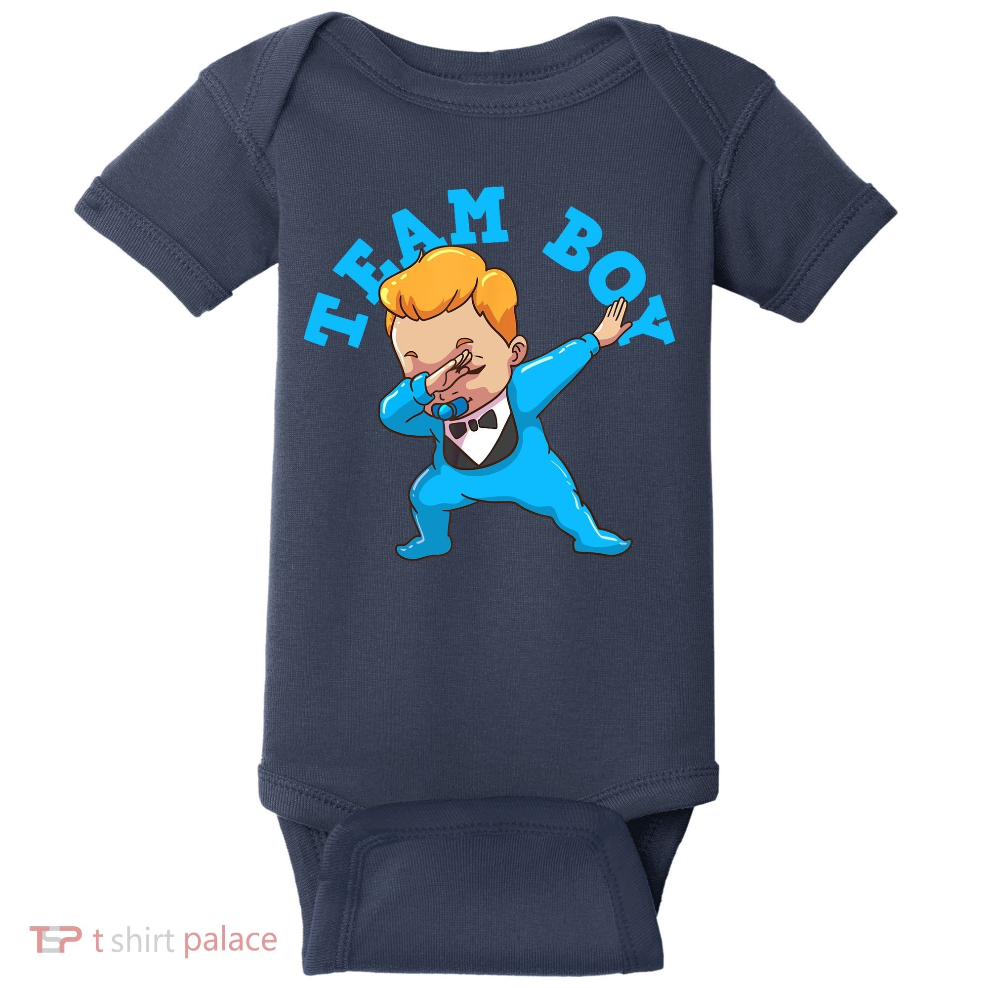 Gender Reveal Team Boy Baby Bodysuit