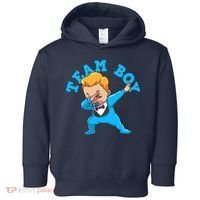 Gender Reveal Team Boy Toddler Hoodie thumb 0