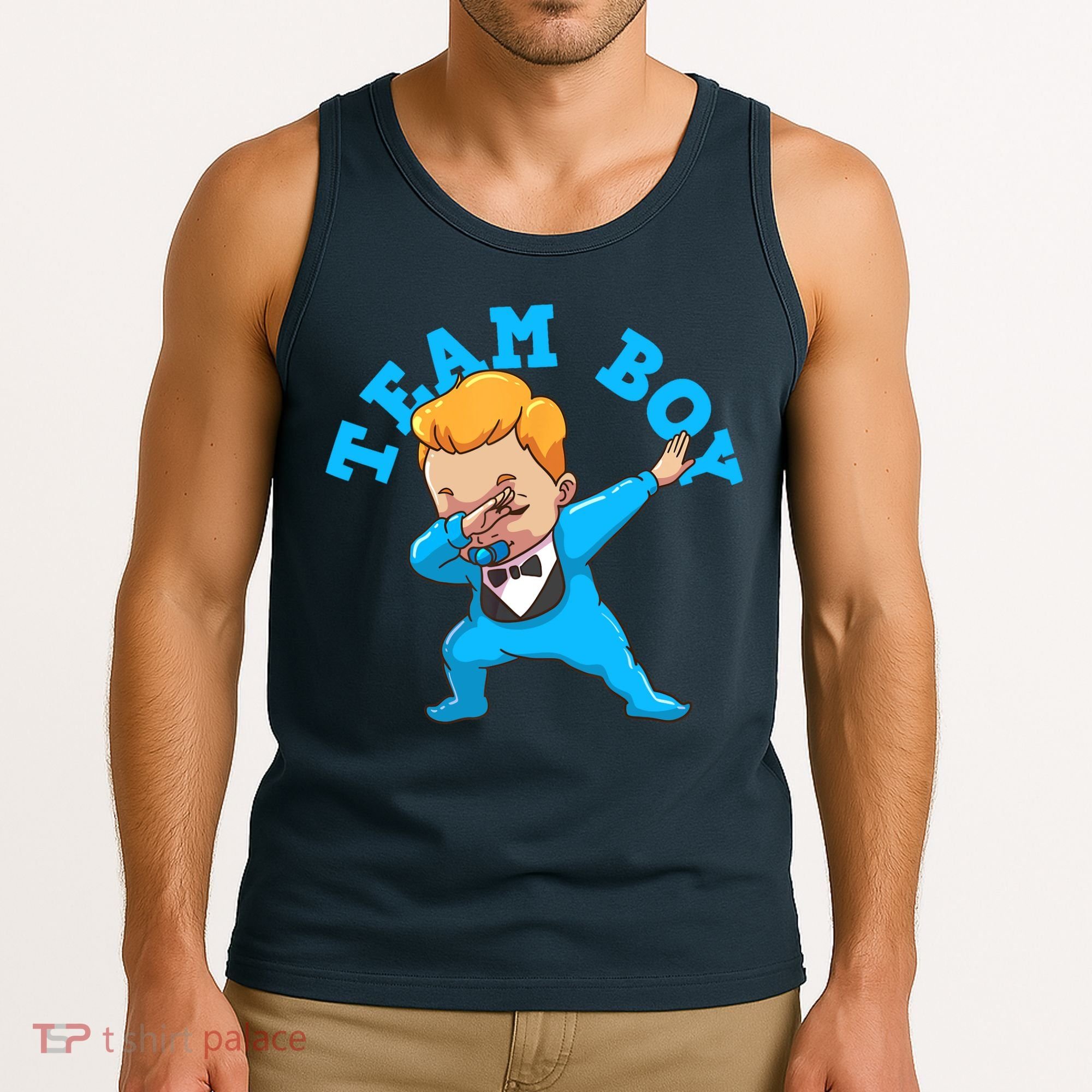 Gender Reveal Team Boy Tank Top