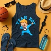 Gender Reveal Team Boy Tank Top thumb 4