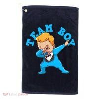 Gender Reveal Team Boy Golf Towel thumb 0