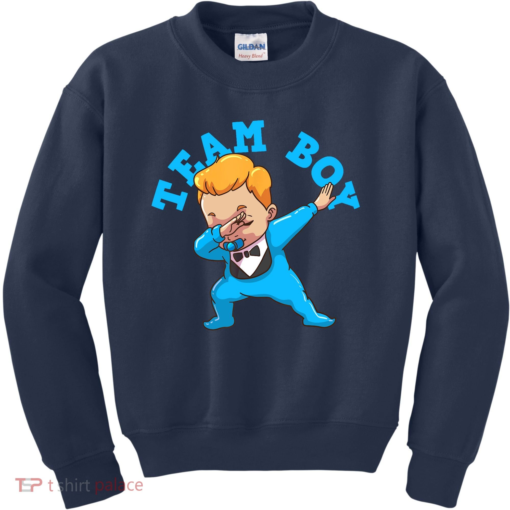 Gender Reveal Team Boy Kids Sweatshirt