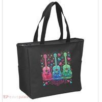 Girl Retro Taylor First Name Personalized Groovy 80'S P.i.n.k. Tote Bag thumb 2
