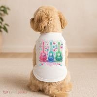 Girl Retro Taylor First Name Personalized Groovy 80'S P.i.n.k. Doggie Tank thumb 2