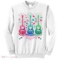 Girl Retro Taylor First Name Personalized Groovy 80'S P.i.n.k. Sweatshirt thumb 0