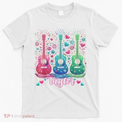 Girl Retro Taylor First Name Personalized Groovy 80'S P.i.n.k. T-Shirt