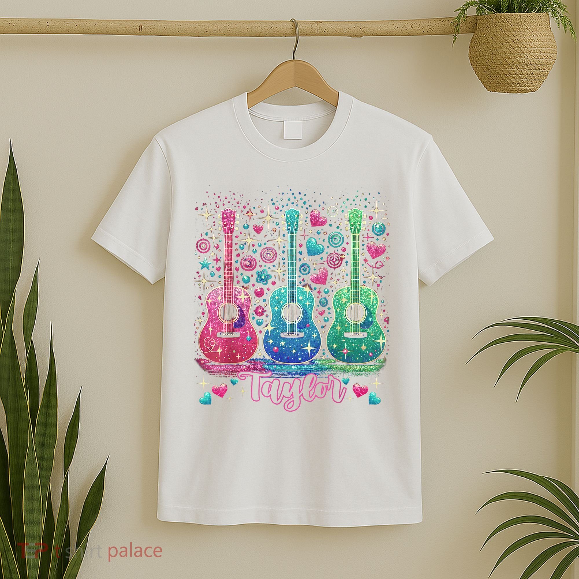 Girl Retro Taylor First Name Personalized Groovy 80'S P.i.n.k. T-Shirt