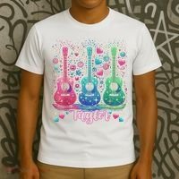 Girl Retro Taylor First Name Personalized Groovy 80'S P.i.n.k. T-Shirt thumb 3