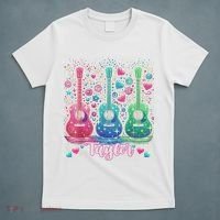 Girl Retro Taylor First Name Personalized Groovy 80'S P.i.n.k. T-Shirt thumb 5