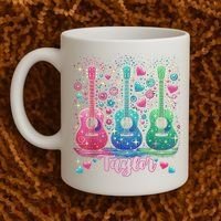 Girl Retro Taylor First Name Personalized Groovy 80'S P.i.n.k. Coffee Mug thumb 2