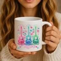 Girl Retro Taylor First Name Personalized Groovy 80'S P.i.n.k. Coffee Mug thumb 3