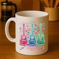 Girl Retro Taylor First Name Personalized Groovy 80'S P.i.n.k. Coffee Mug thumb 4