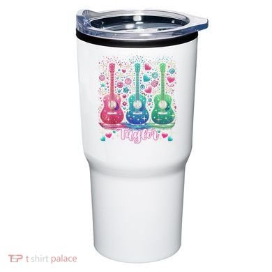 Girl Retro Taylor First Name Personalized Groovy 80'S P.i.n.k. Tumbler