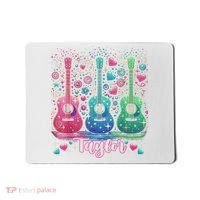 Girl Retro Taylor First Name Personalized Groovy 80'S P.i.n.k. Mousepad thumb 0