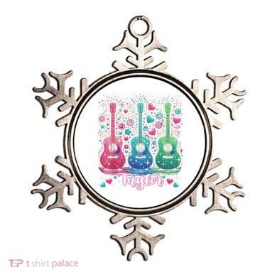 Girl Retro Taylor First Name Personalized Groovy 80'S P.i.n.k. Ornament