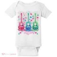 Girl Retro Taylor First Name Personalized Groovy 80'S P.i.n.k. Baby Bodysuit thumb 0