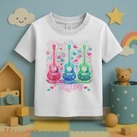 Girl Retro Taylor First Name Personalized Groovy 80'S P.i.n.k. Toddler T-Shirt thumb 3