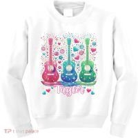 Girl Retro Taylor First Name Personalized Groovy 80'S P.i.n.k. Kids Sweatshirt thumb 0