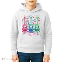 Girl Retro Taylor First Name Personalized Groovy 80'S P.i.n.k. Kids Hoodie thumb 4