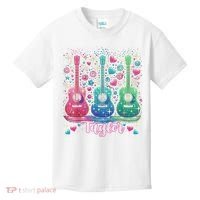 Girl Retro Taylor First Name Personalized Groovy 80'S P.i.n.k. Kids T-Shirt thumb 0