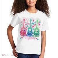 Girl Retro Taylor First Name Personalized Groovy 80'S P.i.n.k. Kids T-Shirt thumb 2