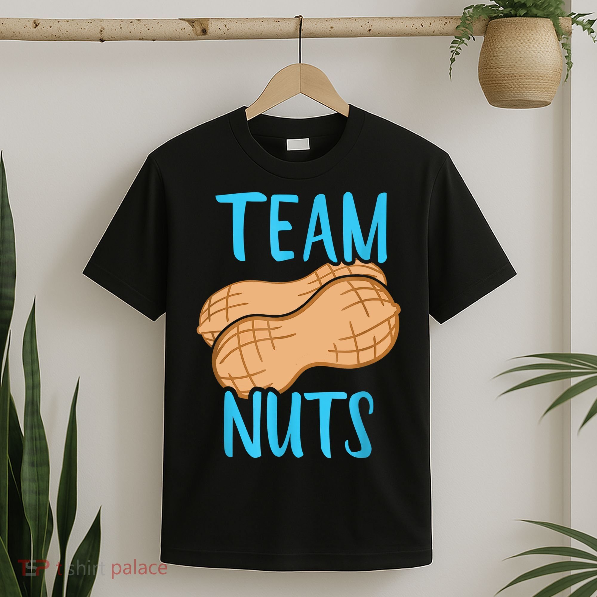 Gender Reveal Team Nuts Boy Matching Family Baby Party T-Shirt