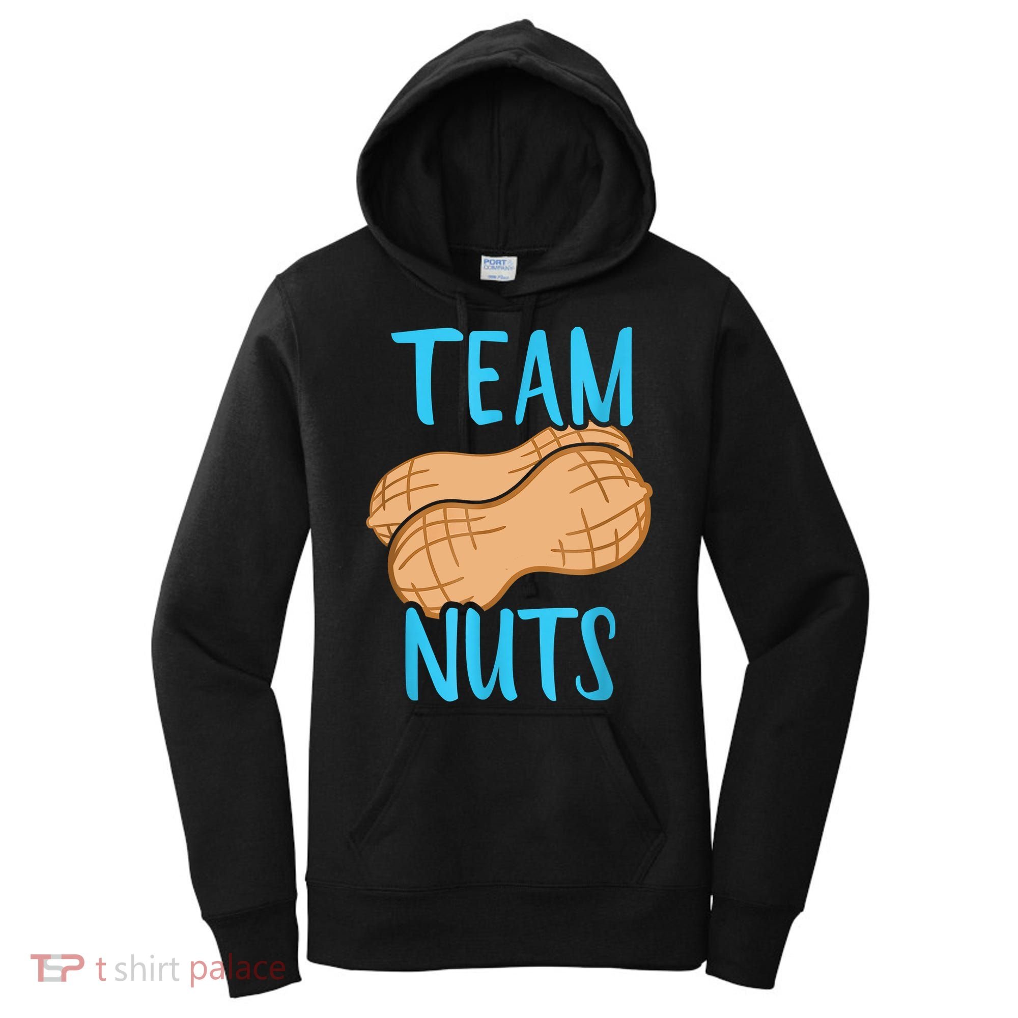 Gender Reveal Team Nuts Boy Matching Family Baby Party Women's Hoodie