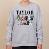 Girl Retro Taylor Groovy Birthday Gift Women's Sweatshirt thumb 0