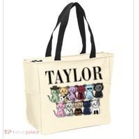 Girl Retro Taylor Groovy Birthday Gift Tote Bag thumb 2
