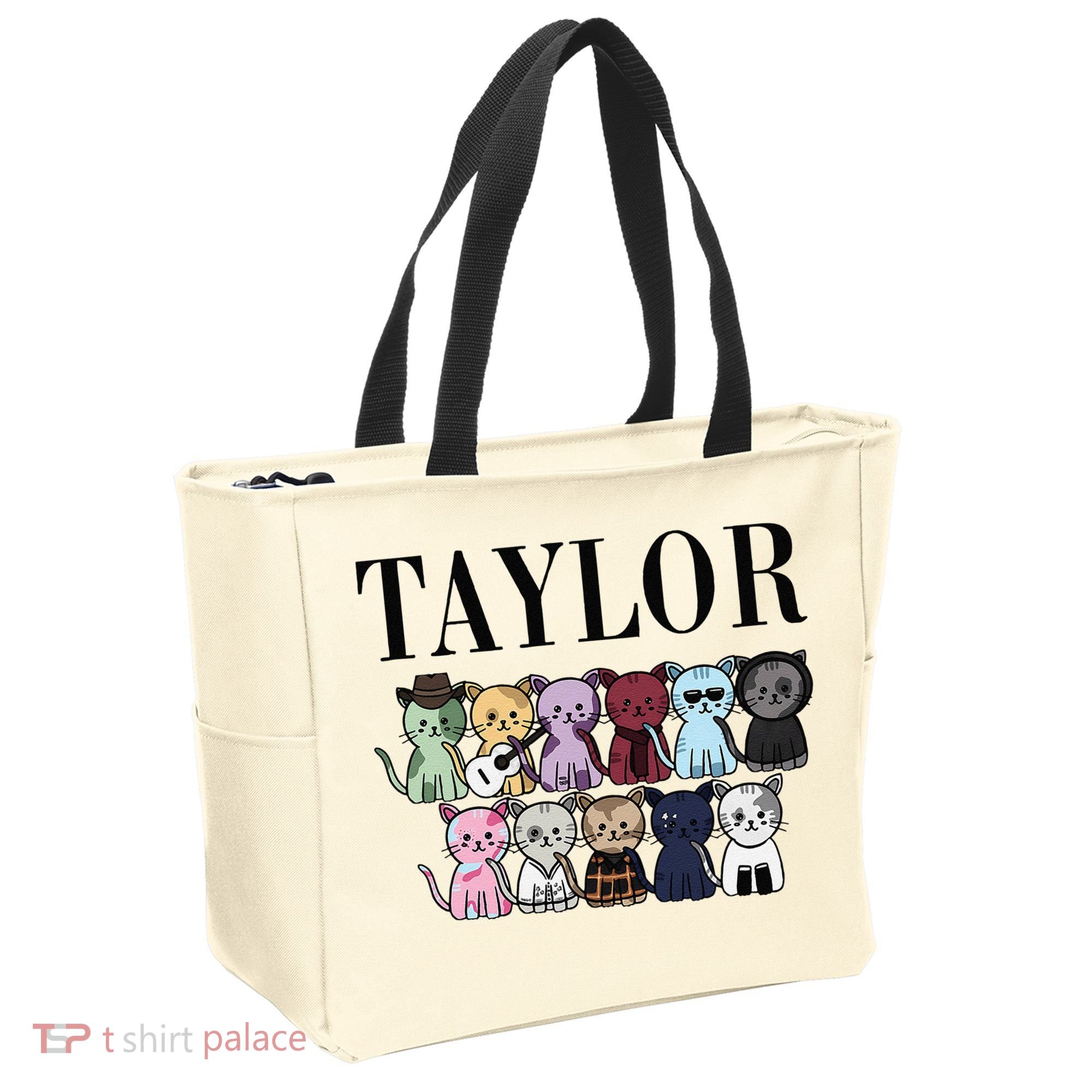 Girl Retro Taylor Groovy Birthday Gift Tote Bag