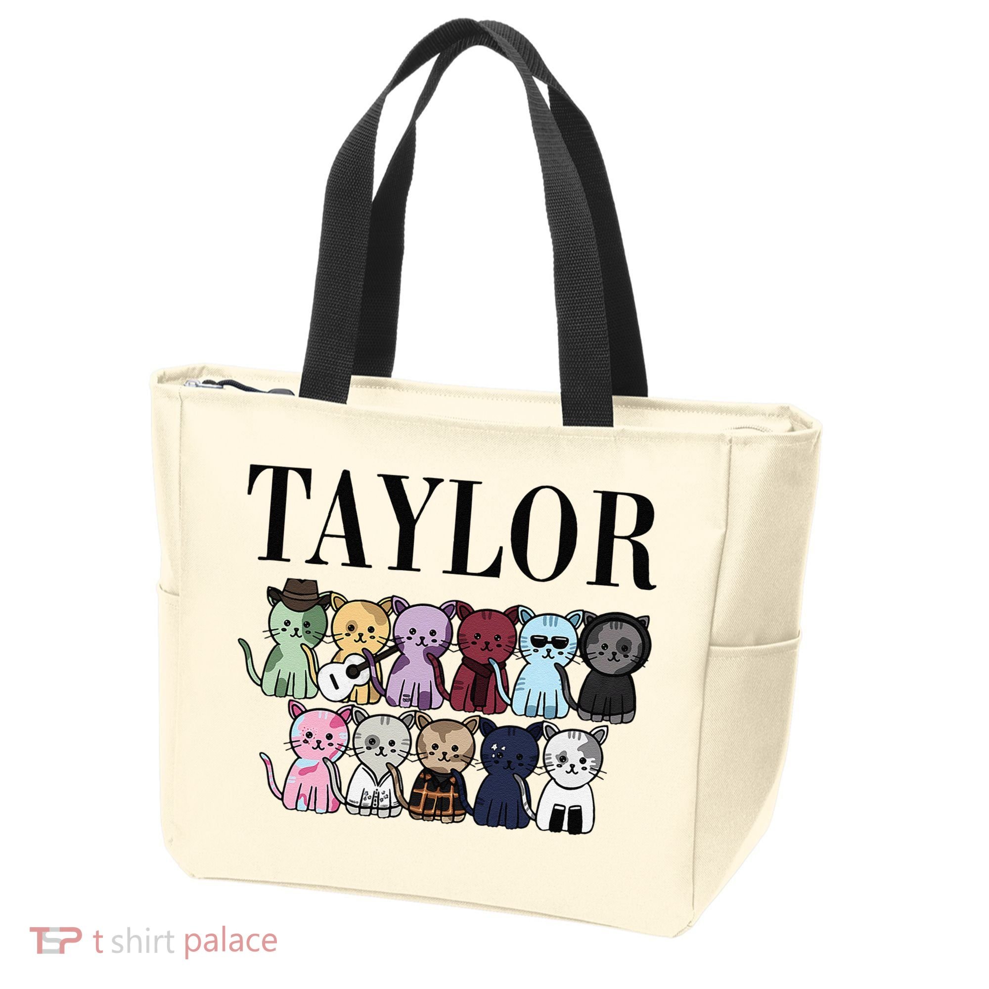 Girl Retro Taylor Groovy Birthday Gift Tote Bag
