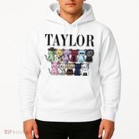 Girl Retro Taylor Groovy Birthday Gift Hoodie thumb 2