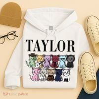 Girl Retro Taylor Groovy Birthday Gift Hoodie thumb 4