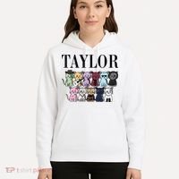 Girl Retro Taylor Groovy Birthday Gift Hoodie thumb 5