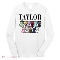 Girl Retro Taylor Groovy Birthday Gift Long Sleeve Shirt thumb 0