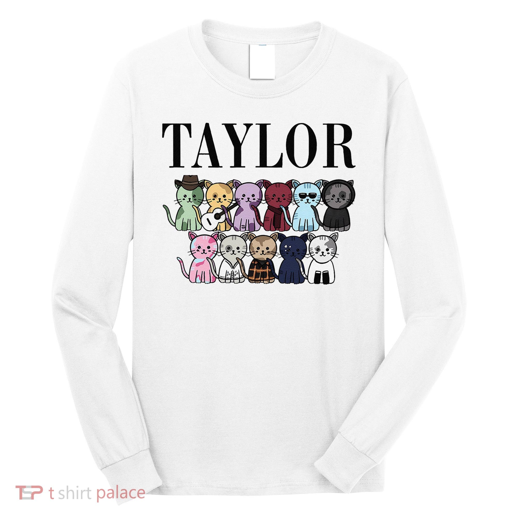 Girl Retro Taylor Groovy Birthday Gift Long Sleeve Shirt