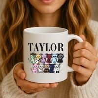 Girl Retro Taylor Groovy Birthday Gift Coffee Mug thumb 3