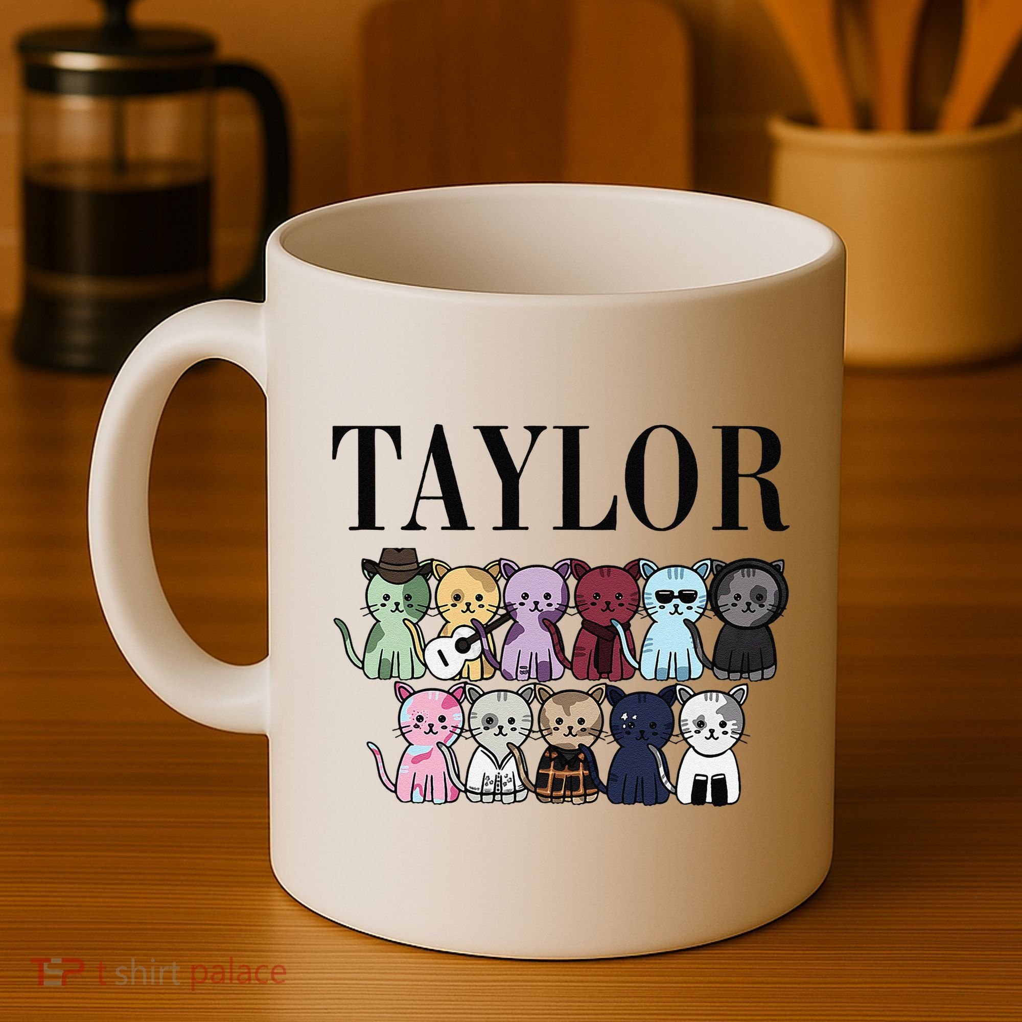 Girl Retro Taylor Groovy Birthday Gift Coffee Mug