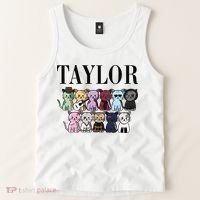 Girl Retro Taylor Groovy Birthday Gift Tank Top thumb 2