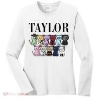 Girl Retro Taylor Groovy Birthday Gift Women's Long Sleeve Shirt thumb 0