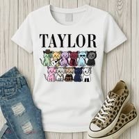 Girl Retro Taylor Groovy Birthday Gift Women's T-Shirt thumb 3