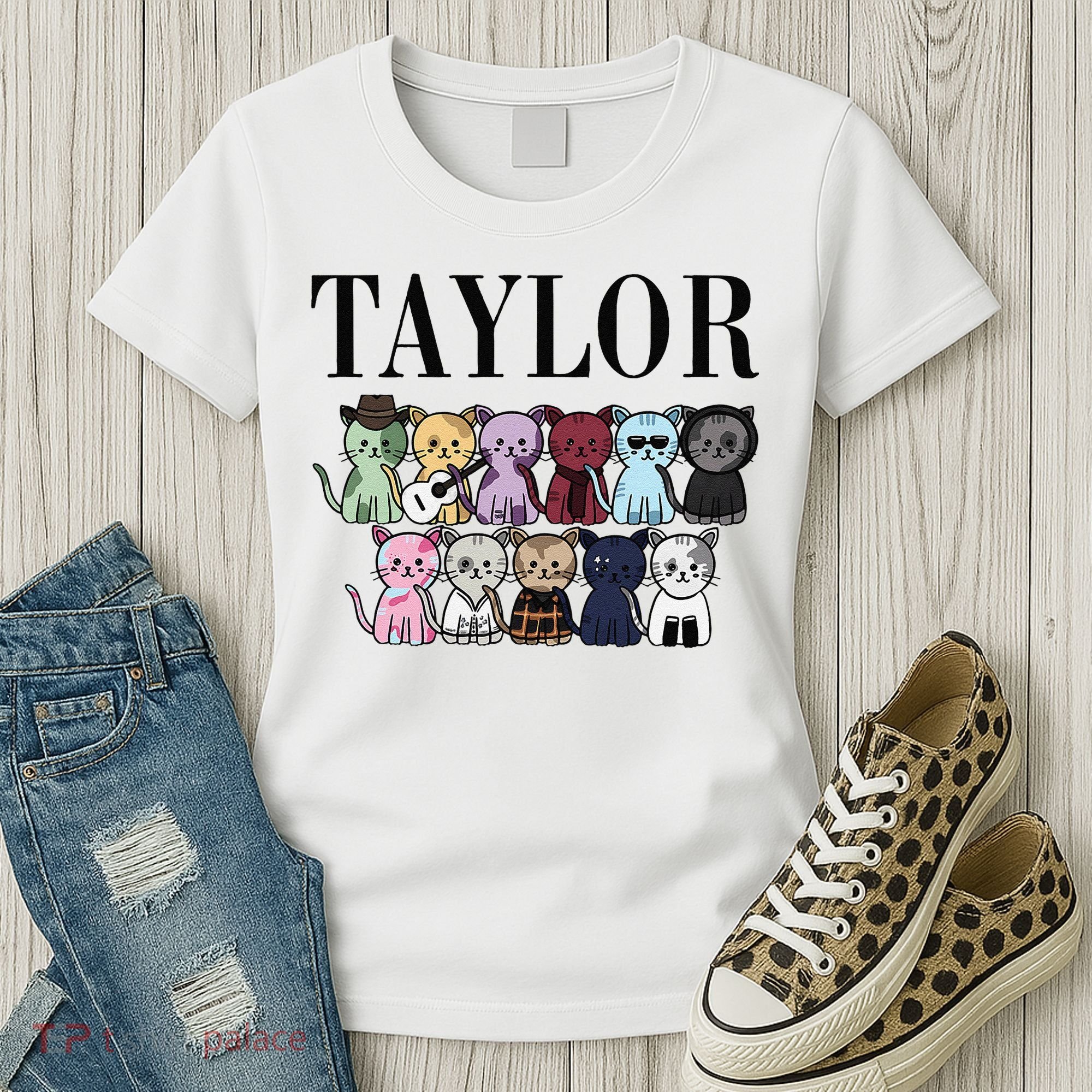 Girl Retro Taylor Groovy Birthday Gift Women's T-Shirt