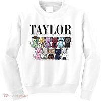 Girl Retro Taylor Groovy Birthday Gift Kids Sweatshirt thumb 0
