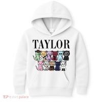 Girl Retro Taylor Groovy Birthday Gift Kids Hoodie thumb 0