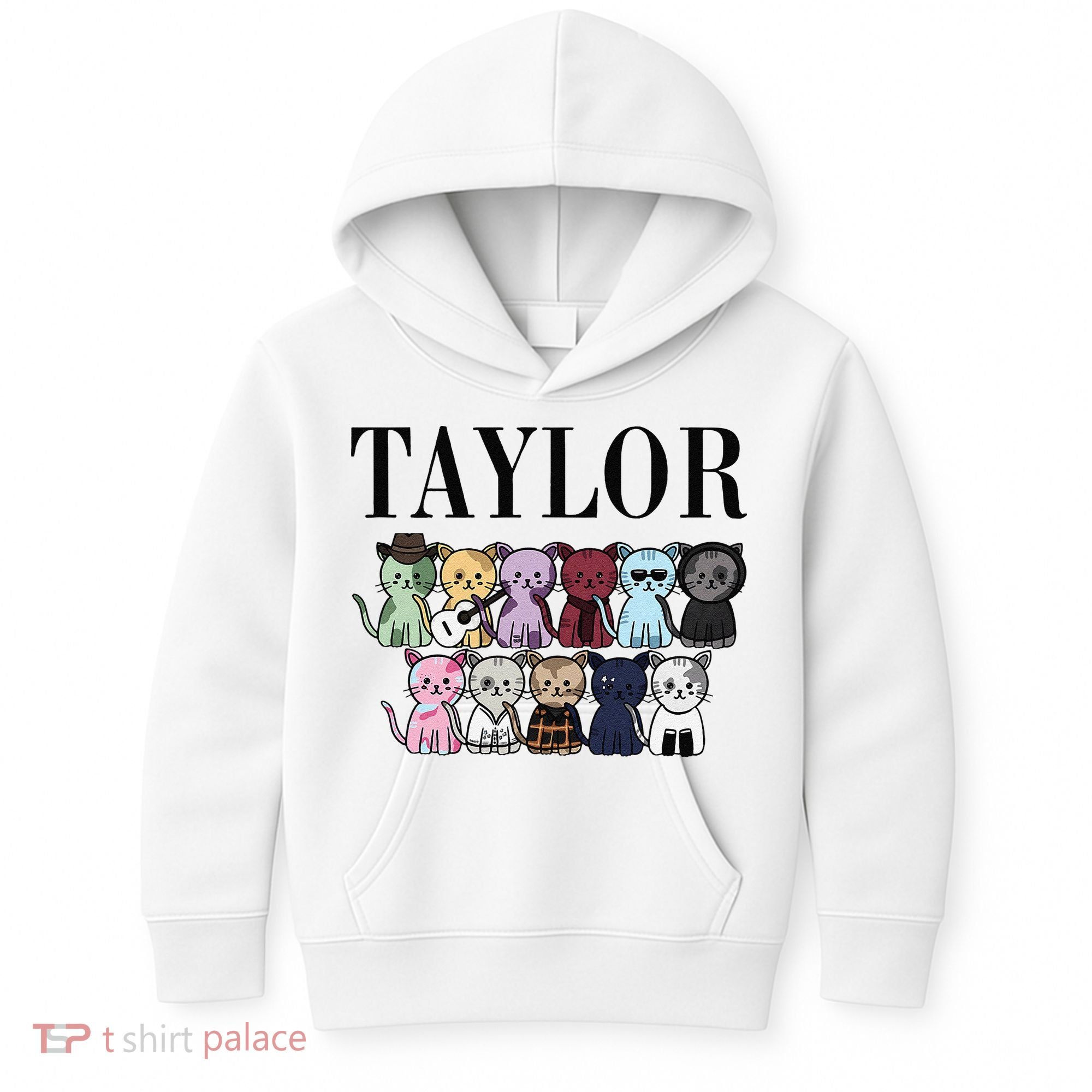 Girl Retro Taylor Groovy Birthday Gift Kids Hoodie